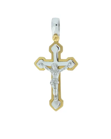 18CT T/T CRUCIFIX